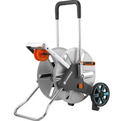 GARDENA AquaRoll L Einfache Schlauchtrommel mit Metallrädern