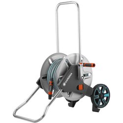 GARDENA AquaRoll M Schlauchaufroller mit Metallrad ausgestattet