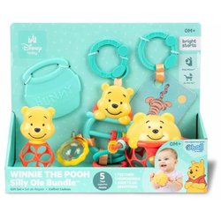 DISNEY BABY -WINNIE- Set de regalo de nacimiento para bebé, 5 juguetes