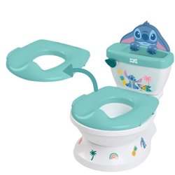 DISNEY BABY - STITCH - Mini WC con riduttore per sedile WC incluso, 2 