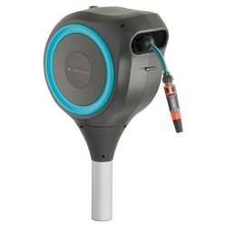 Dispensador automático de picos GARDENA RollUp S 15 m raya azul
