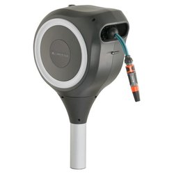Dévidoir automatique GARDENA RollUp S 15m liseret blanc - Kit complet 