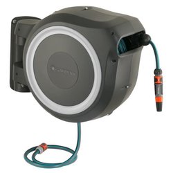 GARDENA Avvolgitubo automatico da parete RollUp M / L 25 m con bordo b
