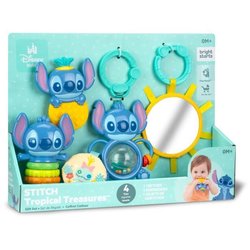 Disney Baby - Stitch - Set de regalo de nacimiento - 4 juguetes para r