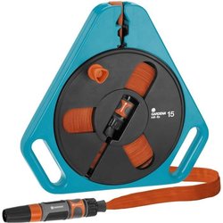 Tuyau plat textile Classic 15 en boîtier-enrouleur - GARDENA - Ø12mm -