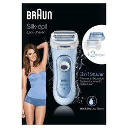 Rasoir électrique BRAUN Silk-épil Lady Shaver 5-160 pour Femme - 3 en 