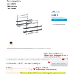 Türfront  BOSCH  SMZ2056  Für vollintegrierte Geschirrspüler  60 c