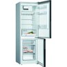 KÜHLSCHRANK COMBI 186X60X65 A ++ SCHWARZ