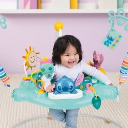 DISNEY BABY -STITCH- Area giochi multi-giocattolo per bambini, sdraiet