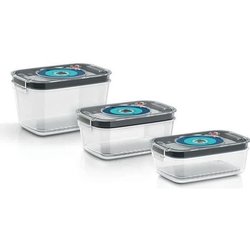BOSCH - 3 contenitori ermetici sottovuoto: 0,7 L, 1,0 L e 1,5 L - Vass