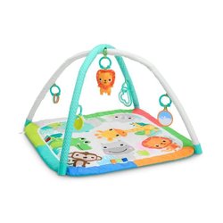 Alfombra de actividades plegable para bebé BRIGHT STARTS - Azul jungla
