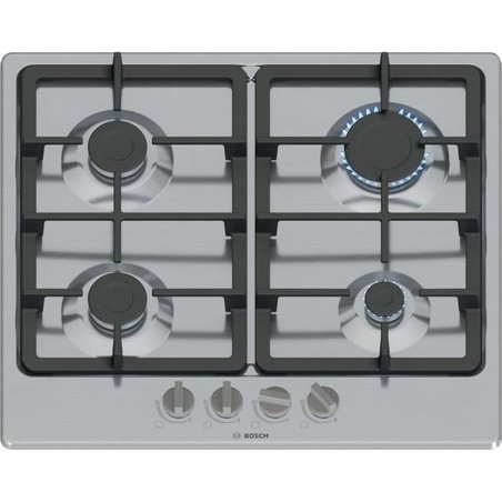 Table de cuisson a gaz - BOSCH Série 4 - 4 foyers - 52 x 58,2 x 4,5 cm