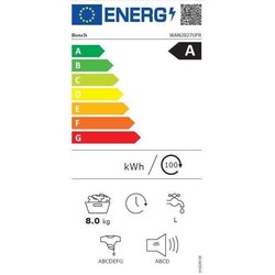 Lave-linge hublot BOSCH WAN2827UFR SER4 - 8 kg - Induction - L60cm - 1