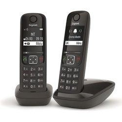 GIGASET Festnetztelefon AS690 Duo Weiß