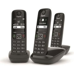 GIGASET vaste telefoon AS690 Trio zwart
