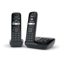 AS690 A Duo Black Vaste Telefoon - GIGASET - 20 min antwoordapparaat -