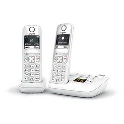 Telefono fisso GIGASET AS690 A Duo White