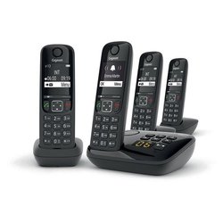 Teléfono fijo GIGASET AS690 A Quattro Negro