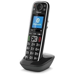Teléfono inalámbrico Gigaset E720HX - Negro - 200 entradas - SMS - Blu