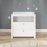 OLIVIA Komplettes Babyzimmer: Bett 70x140 cm + Kleiderschrank + Kommod