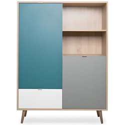 CUBA High-End Sideboard aus Eiche und Sonoma aus Weißeiche - Skandinav
