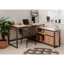 Wende-Eckschreibtisch Denver  Spanplatte  Craftsman-Eiche, Farbe Ant