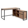 Bureau d angle réversible Denver - Panneaux de particules - Coloris ch