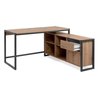 Bureau d angle réversible Denver - Panneaux de particules - Coloris ch