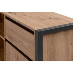 Bureau d angle réversible Denver - Panneaux de particules - Coloris ch