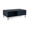 Table basse - CARACAS 55A - Bleu marine - 2 tiroirs, 2 niches - 110 x 