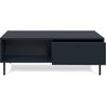 Couchtisch - CARACAS 55A - Marineblau - 2 Schubladen, 2 Nischen - 110 