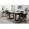Ausziehbarer Tisch Denver 80B  120160 x 75 x 80 cm  Artisan-Eiche/A