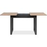 Ausziehbarer Tisch Denver 80B  120160 x 75 x 80 cm  Artisan-Eiche/A