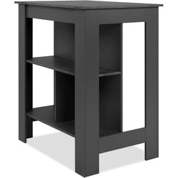 Stehtisch - ATLANTA - 4 Personen - 92 x 106 x 68 cm - Schiefer dunkel 