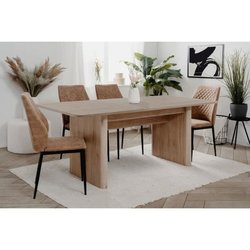 Ausziehbarer Tisch - SAI - Rechteckig - 10 Personen - 160/200 x 75 x 9