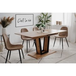 Ausziehtisch - SORIA - Rechteckig - 10 Personen - 160/200 x 76 x 90 cm