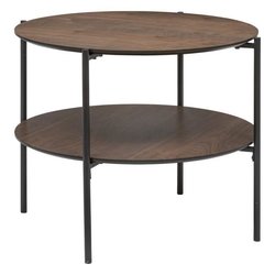 Salontafel - GARLE - Natuurlijk hout - 60 x 60 x 40 cm