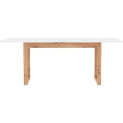 Table a manger - DENVER - Extensible - 10 personnes - Chene artisan / 