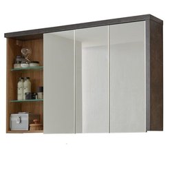 BAY Komplettes Badezimmer: Kleiderschrank+Säule+Möbel mit Waschbecken+