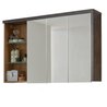 BAY Komplettes Badezimmer: Kleiderschrank+Säule+Möbel mit Waschbecken+