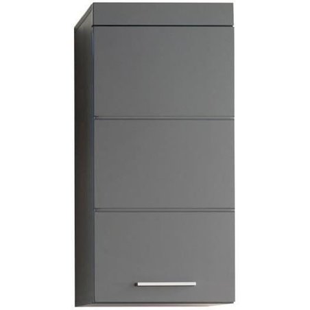 Mobile da bagno alto AMANDA - 1 anta - Grigio - TRENDTEAM