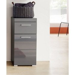 Base da bagno AMANDA - 1 anta + 1 cassetto - L37 x P31 x H79 cm - Grig
