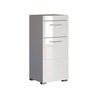 Base da bagno AMANDA - 1 anta + 1 cassetto - L37 x P31 x H79 cm - Grig