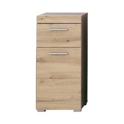 Base da bagno AMANDA - 1 anta + 1 cassetto - L37 x P31 x H79 cm - Grig