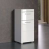Base da bagno AMANDA - 1 anta + 1 cassetto - L37 x P31 x H79 cm - Grig
