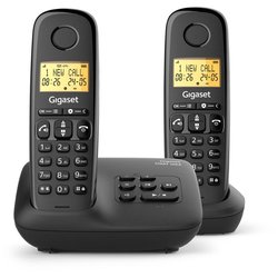 Téléphone fixe - GIGASET - Basic 100A DUO - Répondeur - Mains libres -