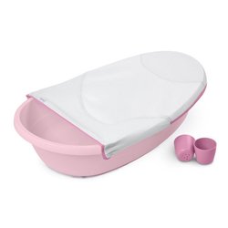 INGENUITY Baignoire bébé évolutive rose, extra-large, transat bébé ham