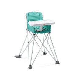 BRIGHT STARS Pop N Dine - Trona para comidas de bebé, plegable, portát