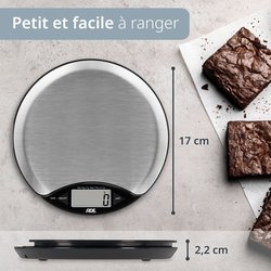 Bilancia da cucina digitale - ADE - ANJA - Plastica ABS - 17 x 17 x 2,