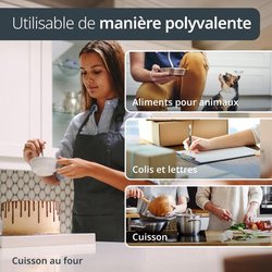 Bilancia da cucina digitale - ADE - ANJA - Plastica ABS - 17 x 17 x 2,